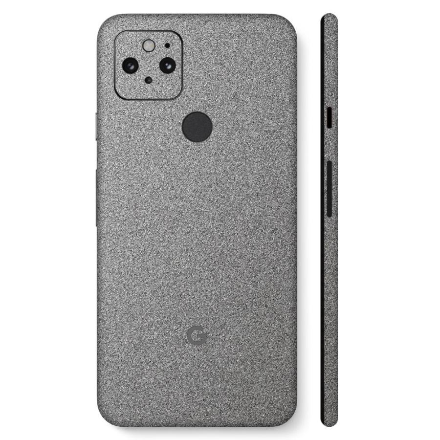 Pixel5 Pixel5a (5G) ピクセル5 スキンシール 全面 背面 側面 カバー フィルム ケース wraplus 選べる34色 ガンメタリック | Google Pixel