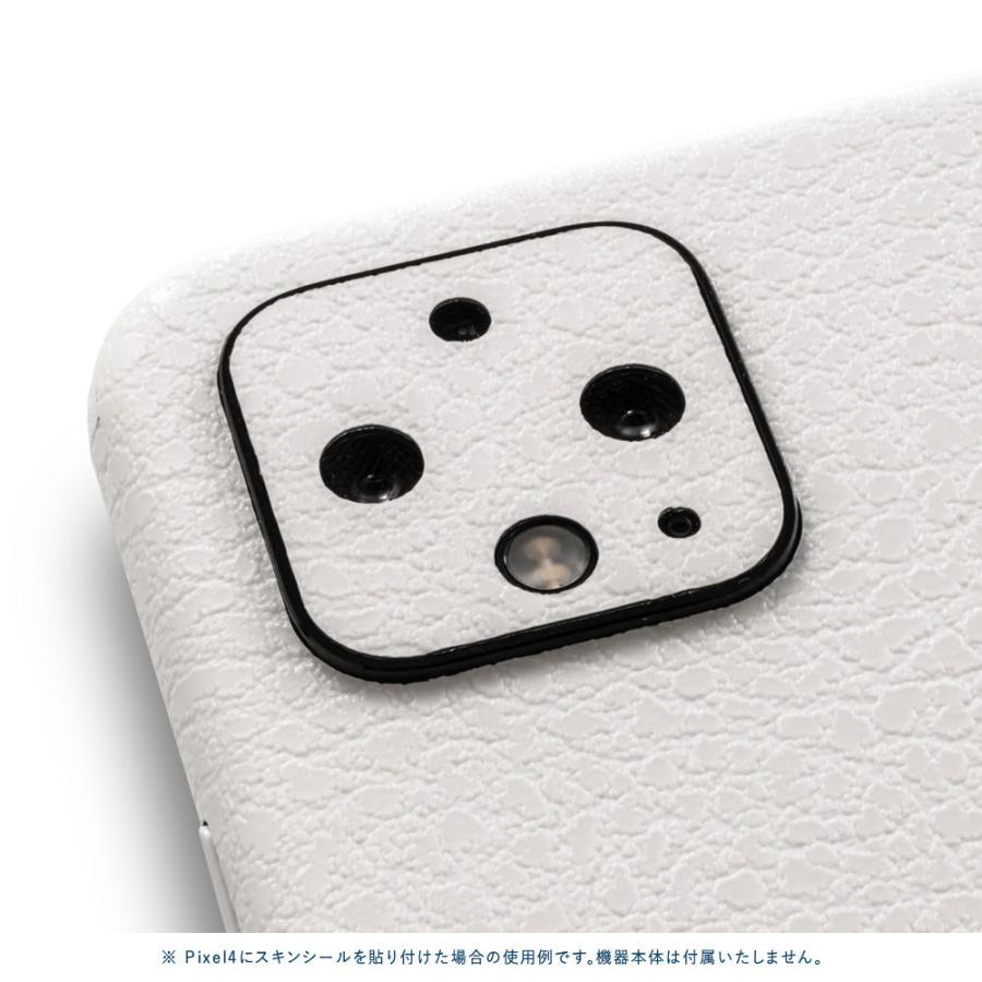 Pixel5 Pixel5a (5G) ピクセル5 スキンシール 全面 背面 側面 カバー フィルム ケース wraplus 選べる34色 ホワイトレザー | Google Pixel | 03