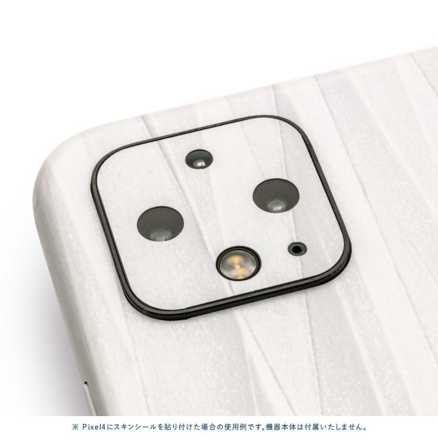 Pixel5 Pixel5a (5G) ピクセル5 スキンシール 全面 背面 側面 カバー フィルム ケース wraplus 選べる34色 ホワイトアブストラクト | Google Pixel | 03