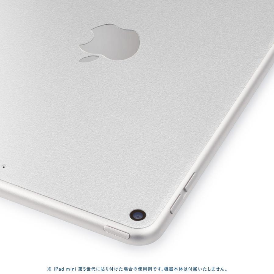 iPad mini5 mini4 mini3 mini2 mini スキンシール ケース カバー フィルム 背面 wraplus シルバー | iPad | 04