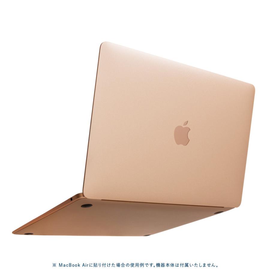 MacBook Air 13インチ スキンシール ケース 新型 M3 M2 M1 2024 2022 2021 フィルム wraplus ゴールド｜wraplus｜05