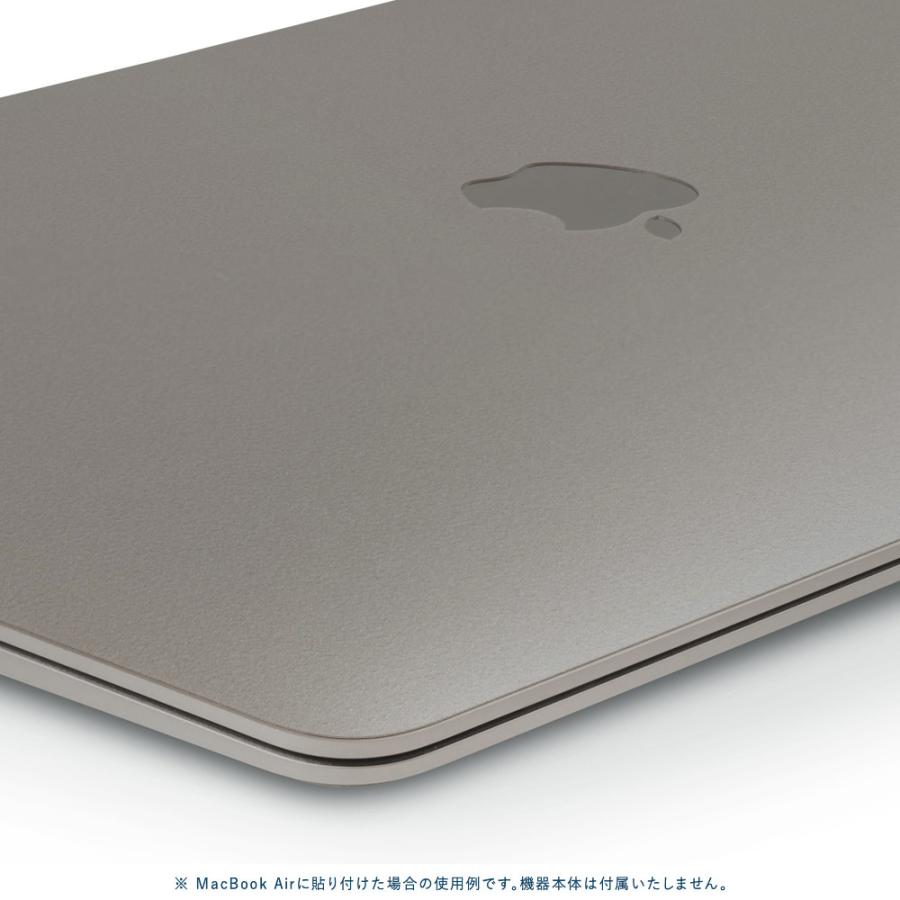 MacBook Air 13インチ スキンシール ケース 新型 M3 M2 M1 2024 2022 2021 フィルム wraplus スペースグレイ｜wraplus｜04