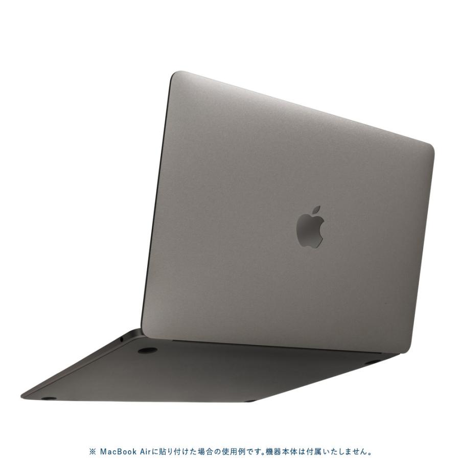 MacBook Air 13インチ スキンシール ケース 新型 M3 M2 M1 2024 2022 2021 フィルム wraplus スペースグレイ｜wraplus｜05