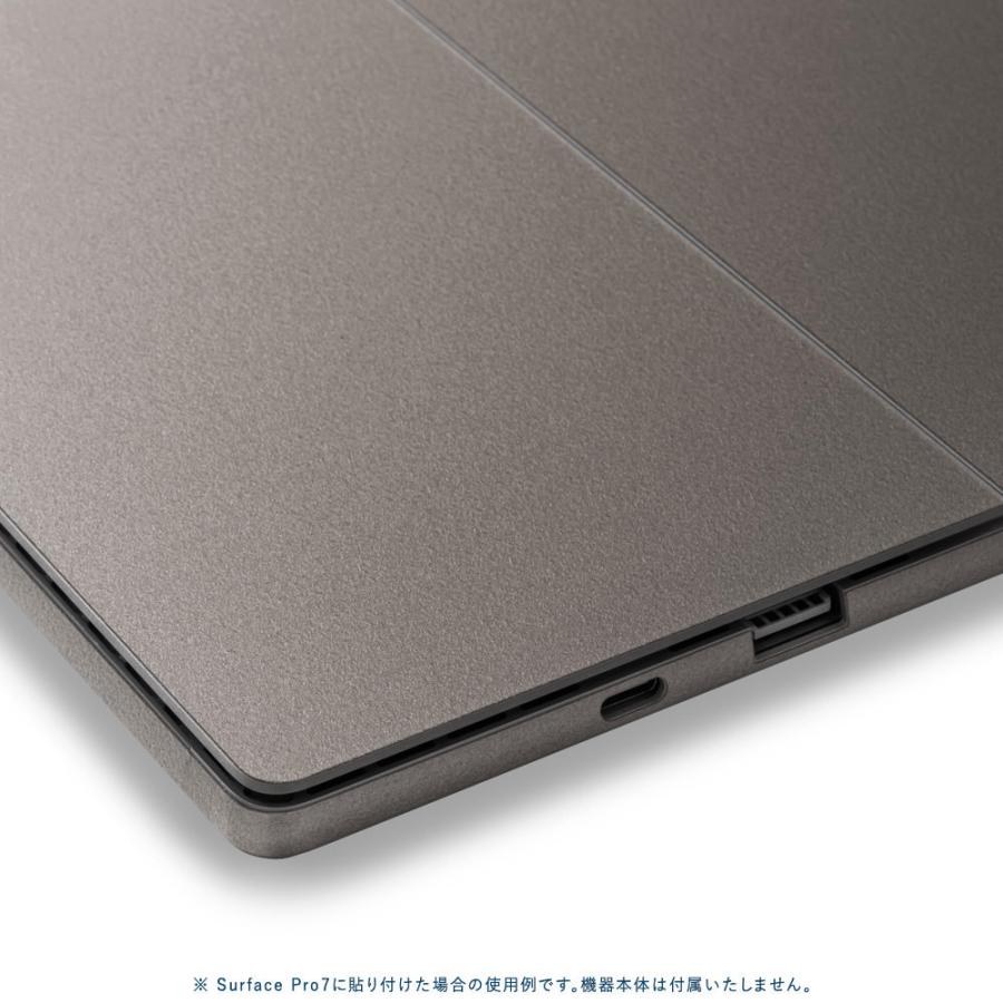 Surface Pro7 / Pro6 / Pro5 / Pro4 スキンシール ケース 背面 wraplus スペースグレイ | Surface | 02