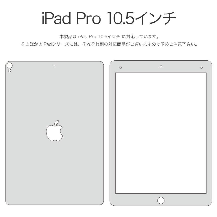 iPad Pro 10.5インチ スキンシール ケース カバー フィルム 背面 wraplus 選べる34色 シルバー | iPad | 06