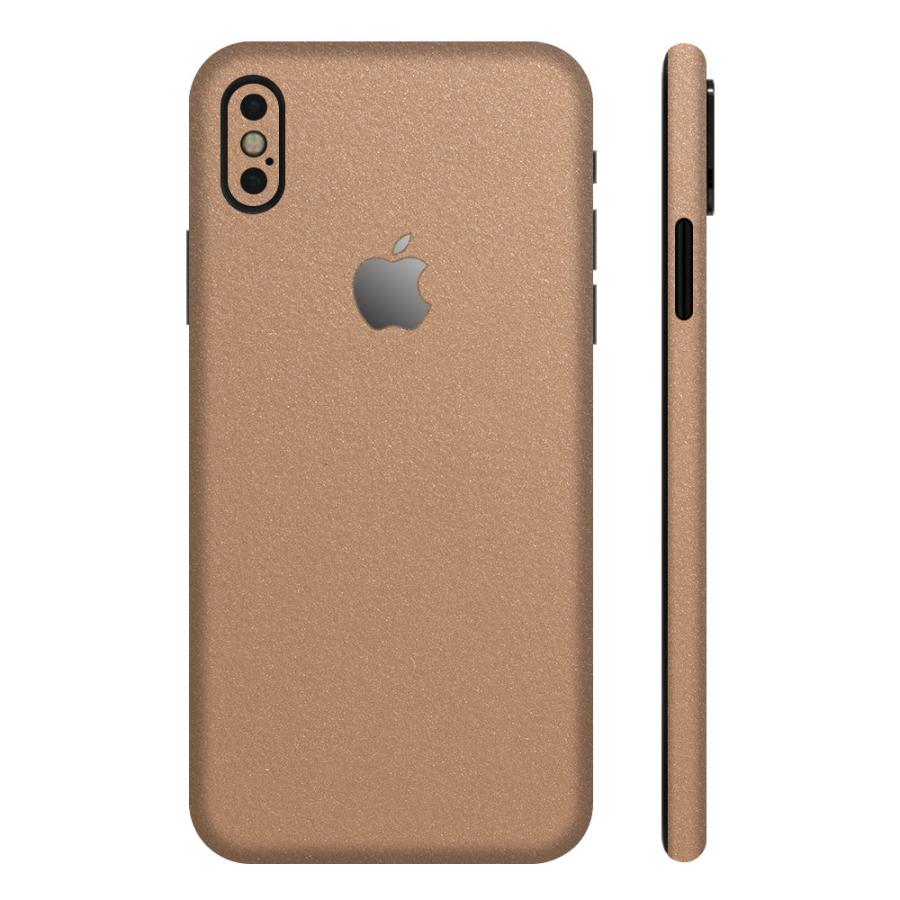 iPhoneX / XS / XS Max / XR スキンシール 全面 背面 側面 シール ケース 薄い wraplus ゴールド | Apple