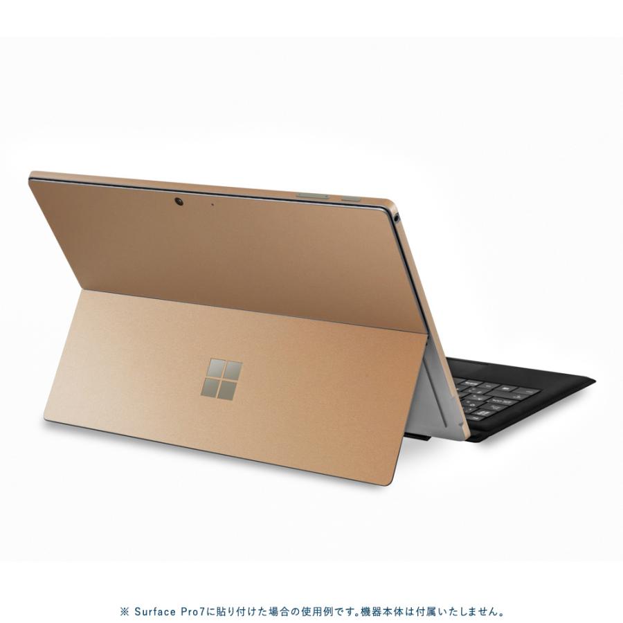 Surface Go3 / Go2 / Go スキンシール ケース カバー 保護 フィルム 背面 wraplus 選べる34色 ゴールド | Surface | 01