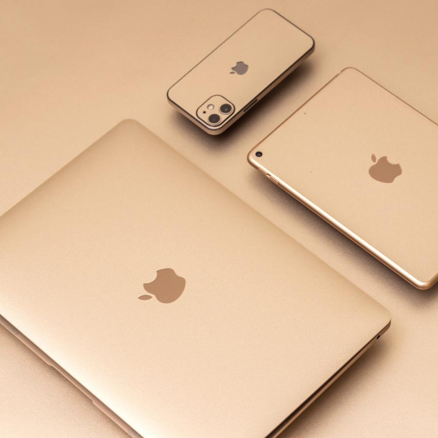 iPhone11 / 11 Pro / 11 Pro Max スキンシール 背面 シール ケース 保護 フィルム wraplus ゴールド | Apple | 01