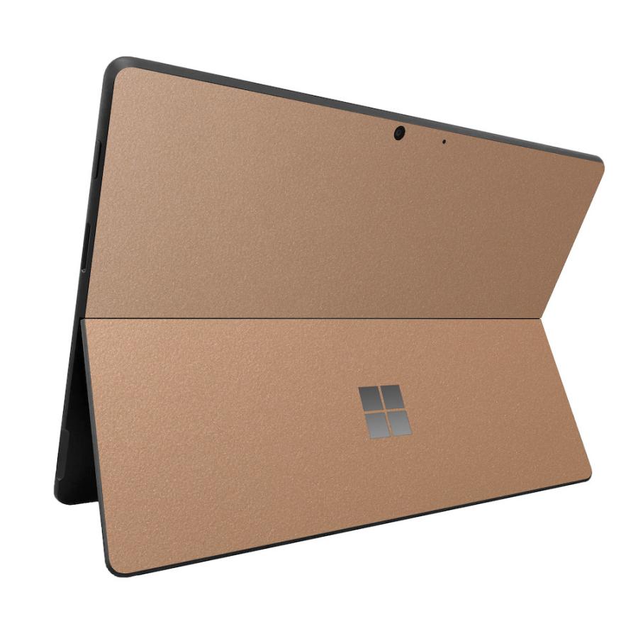 Surface Pro11 Pro10 Pro9 Pro8 ProX スキンシール ケース カバー 保護 フィルム 背面 wraplus ゴールド | Surface