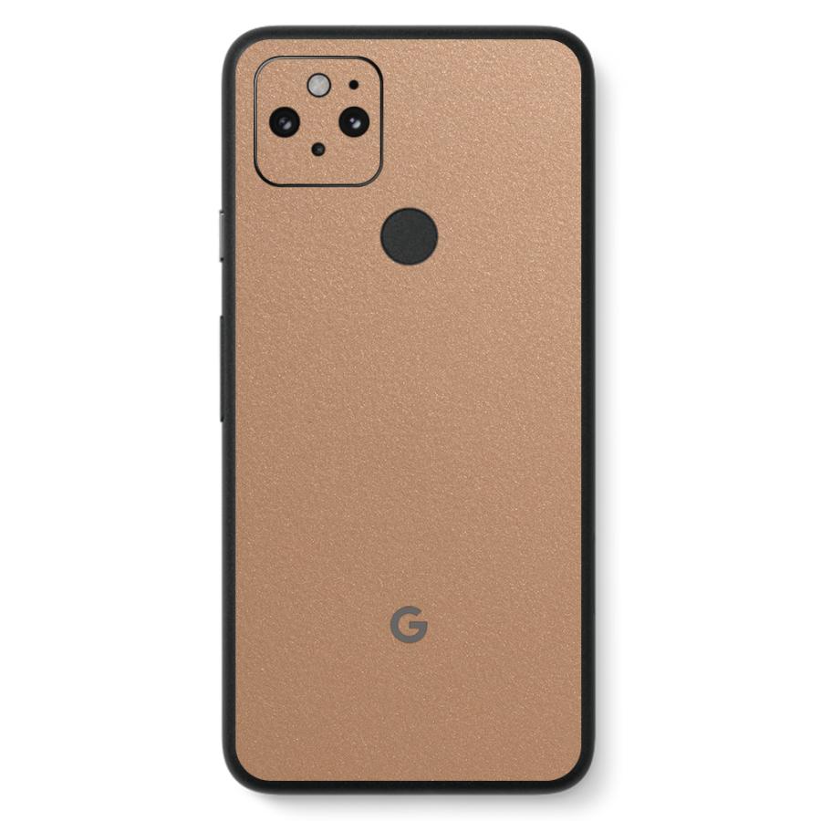 Pixel5 Pixel5a (5G) ピクセル5 スキンシール 背面 カバー フィルム ケース wraplus 選べる34色 ゴールド | Google Pixel