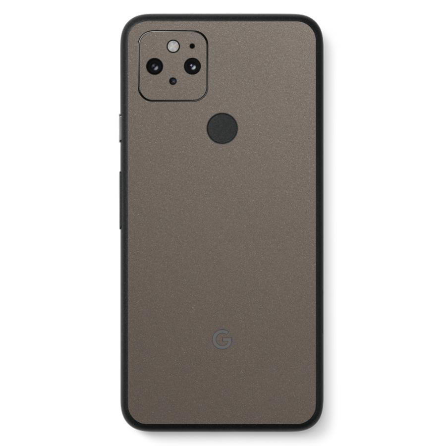 Pixel5 Pixel5a (5G) ピクセル5 スキンシール 背面 カバー フィルム ケース wraplus 選べる34色 スペースグレイ | Google Pixel