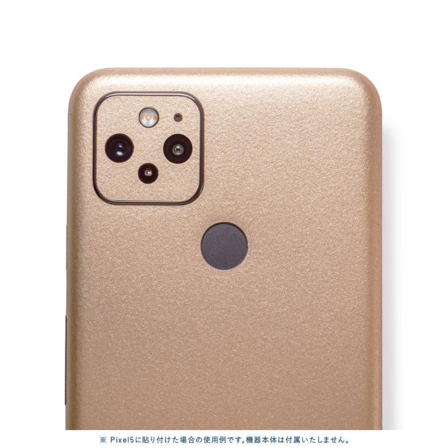 Pixel5 Pixel5a (5G) ピクセル5 スキンシール 全面 背面 側面 カバー フィルム ケース wraplus 選べる34色 ゴールド | Google Pixel | 03