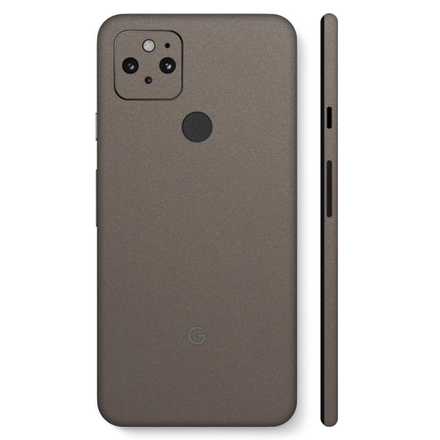 Pixel5 Pixel5a (5G) ピクセル5 スキンシール 全面 背面 側面 カバー フィルム ケース wraplus 選べる34色 スペースグレイ | Google Pixel