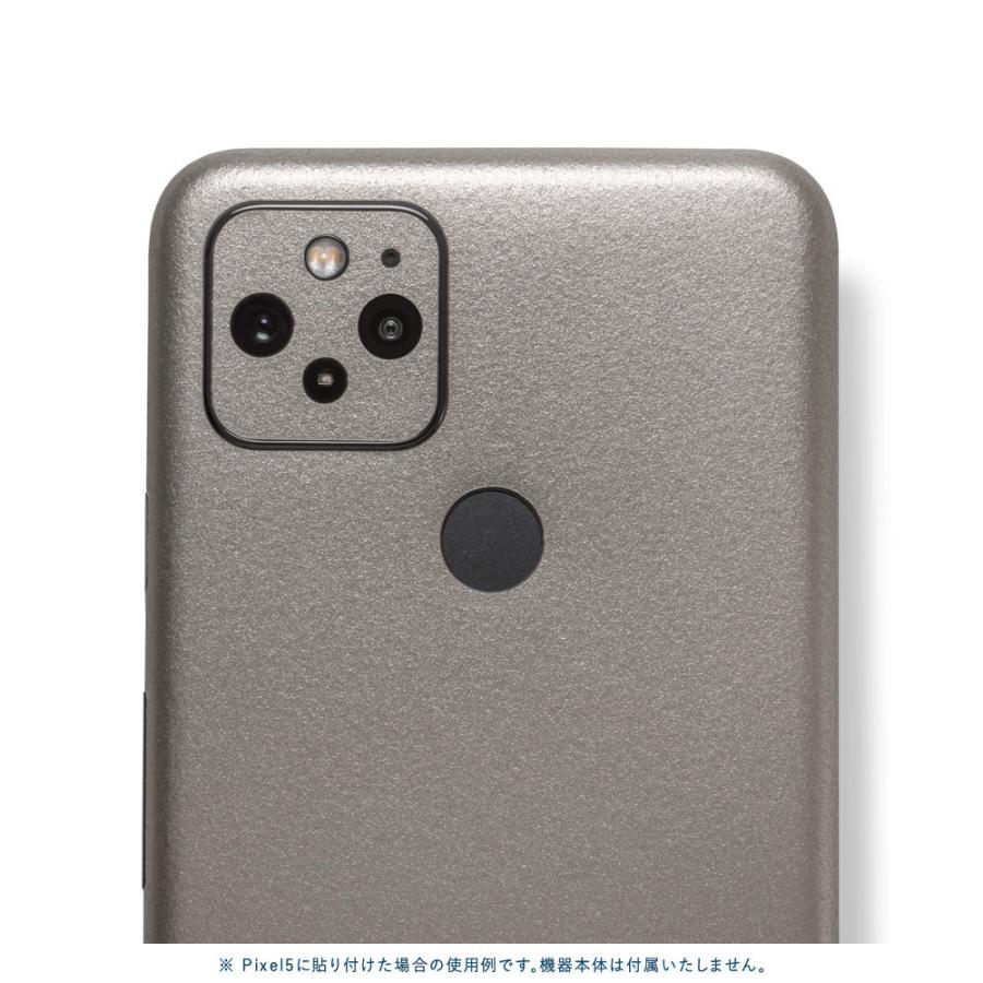 Pixel5 Pixel5a (5G) ピクセル5 スキンシール 全面 背面 側面 カバー フィルム ケース wraplus 選べる34色 スペースグレイ | Google Pixel | 03