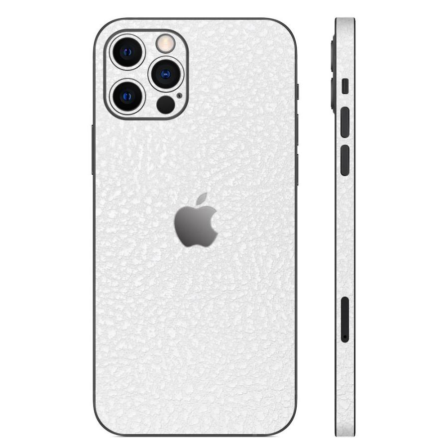 iPhone13 / 13 Pro / 13 mini / 13 Pro Max スキンシール 背面 側面 カバー ケース wraplus ホワイトレザー | Apple | 01