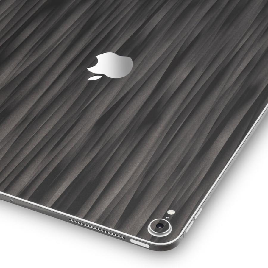 iPad mini (A17 Pro) / mini6 第6世代 スキンシール ケース カバー フィルム 背面 wraplus ブラックアブストラクト | iPad | 03