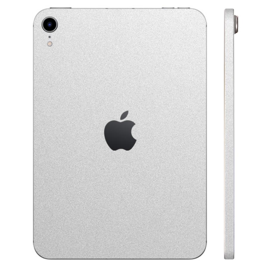 iPad mini (A17 Pro) / mini6 第6世代 スキンシール ケース カバー フィルム 背面 wraplus シルバー | iPad