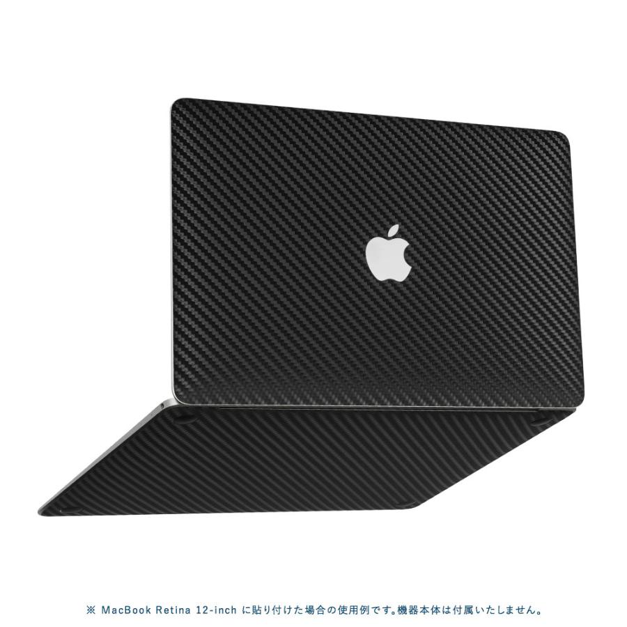 MacBook Pro 16インチ スキンシール ケース カバー フィルム M4 M3 M2 M1 2024 2023 2021 2020 2019 対応 wraplus ブラックカーボン | MacBook Pro | 04