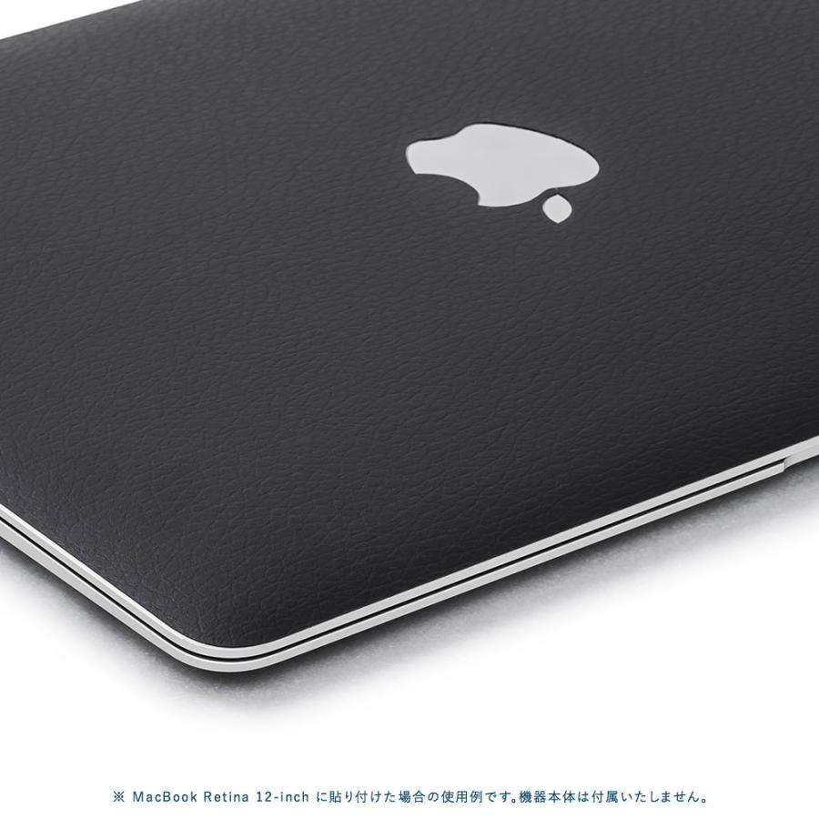 MacBook Pro 16インチ スキンシール ケース カバー フィルム M3 M2 M1 2023 2021 2020 2019 対応 wraplus ブラックレザー｜wraplus｜04