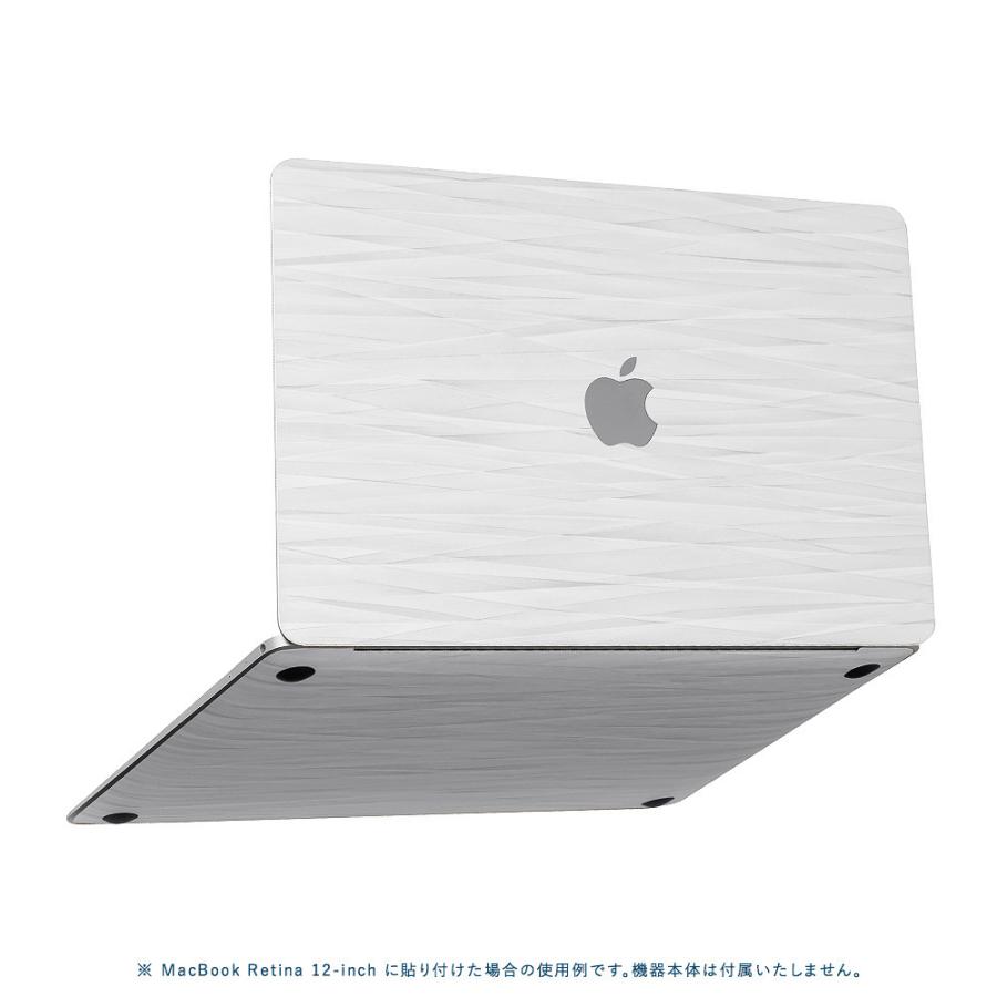 MacBook Pro 16インチ スキンシール ケース カバー フィルム M4 M3 M2 M1 2024 2023 2021 2020 2019 対応 wraplus ホワイトアブストラクト | MacBook Pro | 04