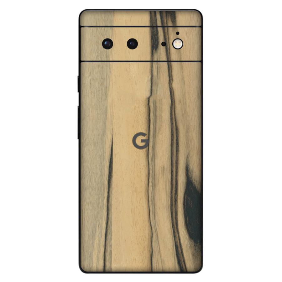 Pixel6a Pixel6 Pro ピクセル6 プロ スキンシール 背面 カバー フィルム ケース wraplus 選べる34色 パーシモン | Google Pixel