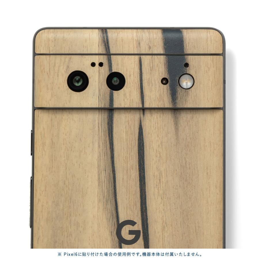 Pixel6a Pixel6 Pro ピクセル6 プロ スキンシール 背面 カバー フィルム ケース wraplus 選べる34色 パーシモン | Google Pixel | 03