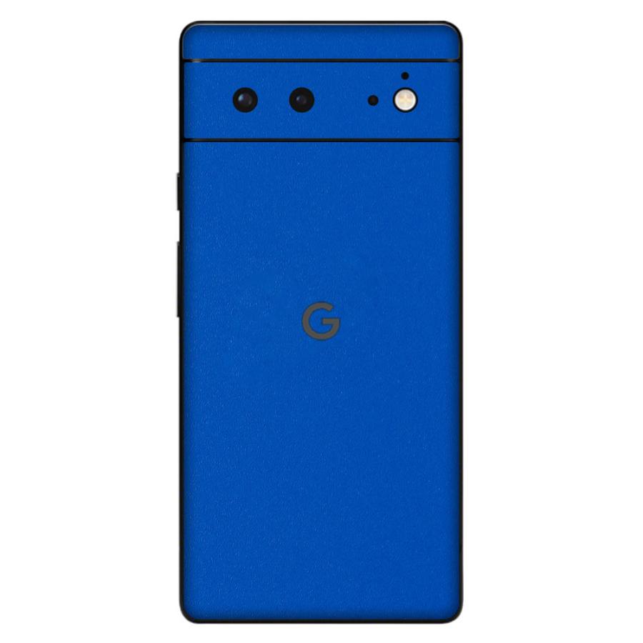 Pixel6a Pixel6 Pro ピクセル6 プロ スキンシール 背面 カバー フィルム ケース wraplus 選べる34色 ブルー 青 | Google Pixel