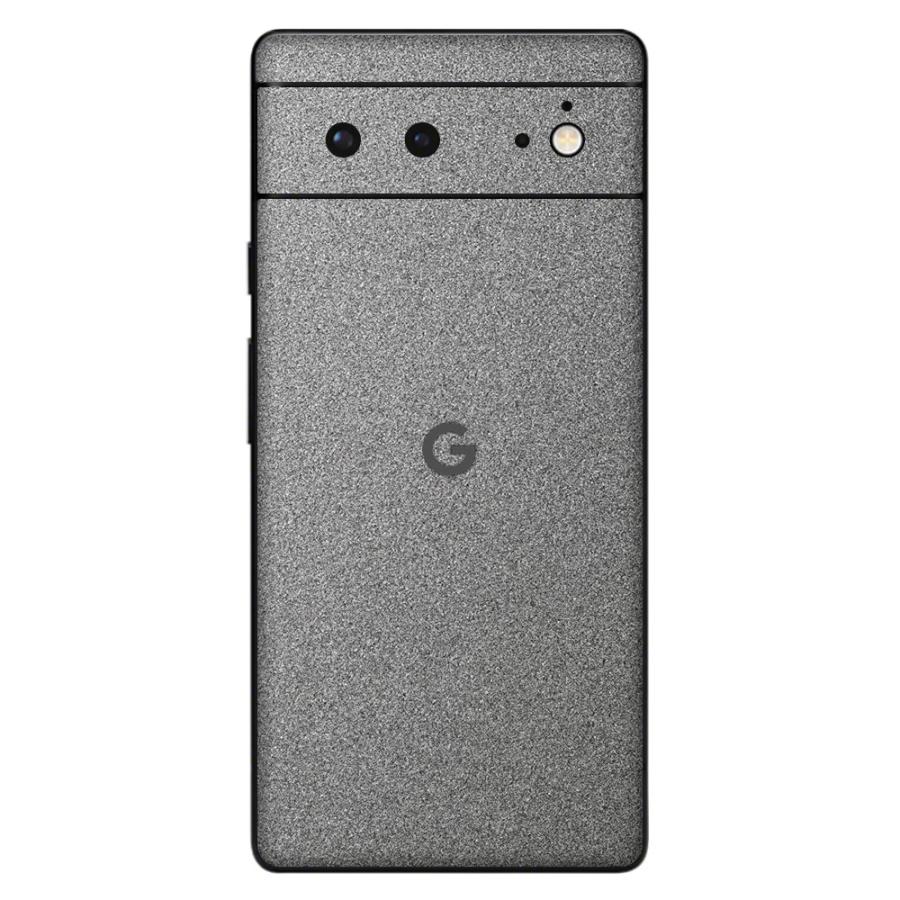 Pixel6a Pixel6 Pro ピクセル6 プロ スキンシール 背面 カバー フィルム ケース wraplus 選べる34色 ガンメタリック | Google Pixel