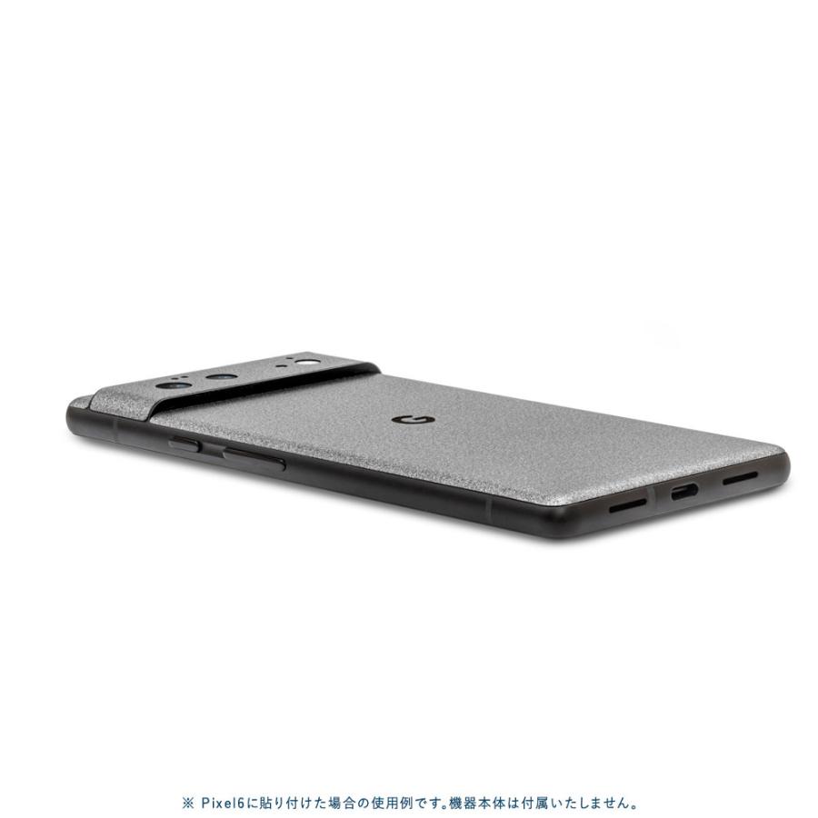 Pixel6a Pixel6 Pro ピクセル6 プロ スキンシール 背面 カバー フィルム ケース wraplus 選べる34色 ガンメタリック | Google Pixel | 02