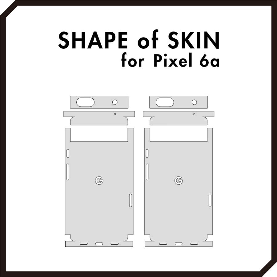 Pixel6a Pixel6 Pro ピクセル6 プロ スキンシール 全面 背面 側面 カバー フィルム ケース wraplus 選べる34色 ホワイト 白｜wraplus｜07