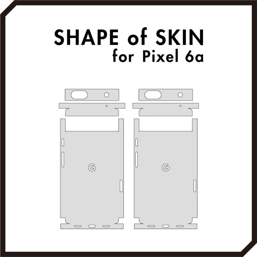 Pixel6a Pixel6 Pro ピクセル6 プロ スキンシール 全面 背面 側面 カバー フィルム ケース wraplus 選べる34色 スペースグレイ | Google Pixel | 06