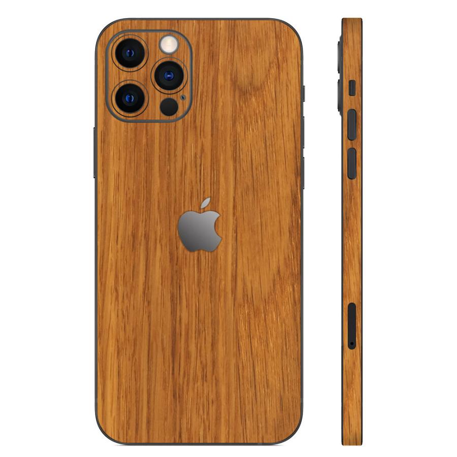 iPhone14 / 14 Pro / 14 Plus / 14 Pro Max スキンシール 背面 側面 カバー ケース wraplus オーク | Apple | 01