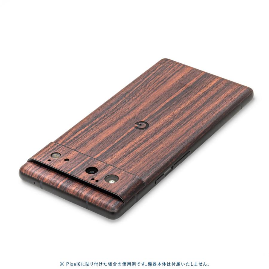 Pixel7a Pixel7 Pro ピクセル7 プロ スキンシール 背面 カバー フィルム ケース wraplus 選べる34色 ローズウッド | Google Pixel | 01