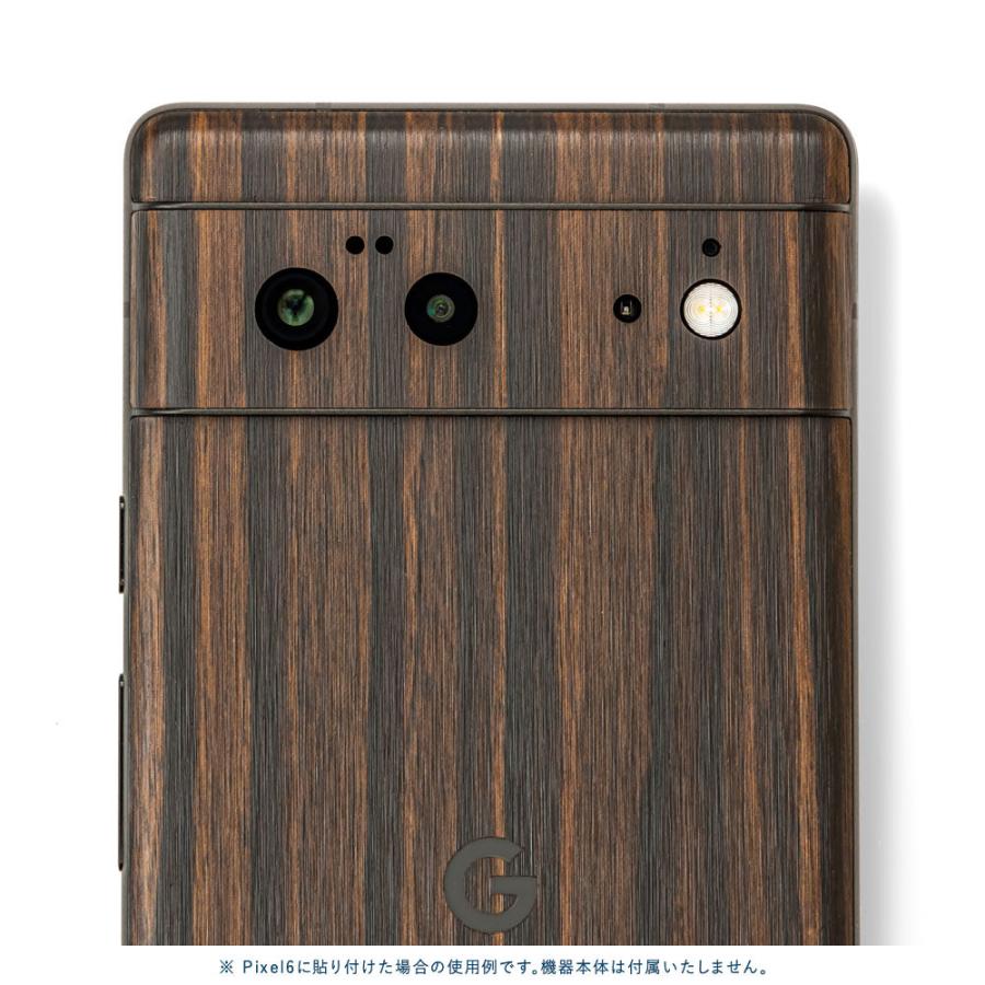 Pixel7a Pixel7 Pro ピクセル7 プロ スキンシール 背面 カバー フィルム ケース wraplus 選べる34色 エボニー | Google Pixel | 03