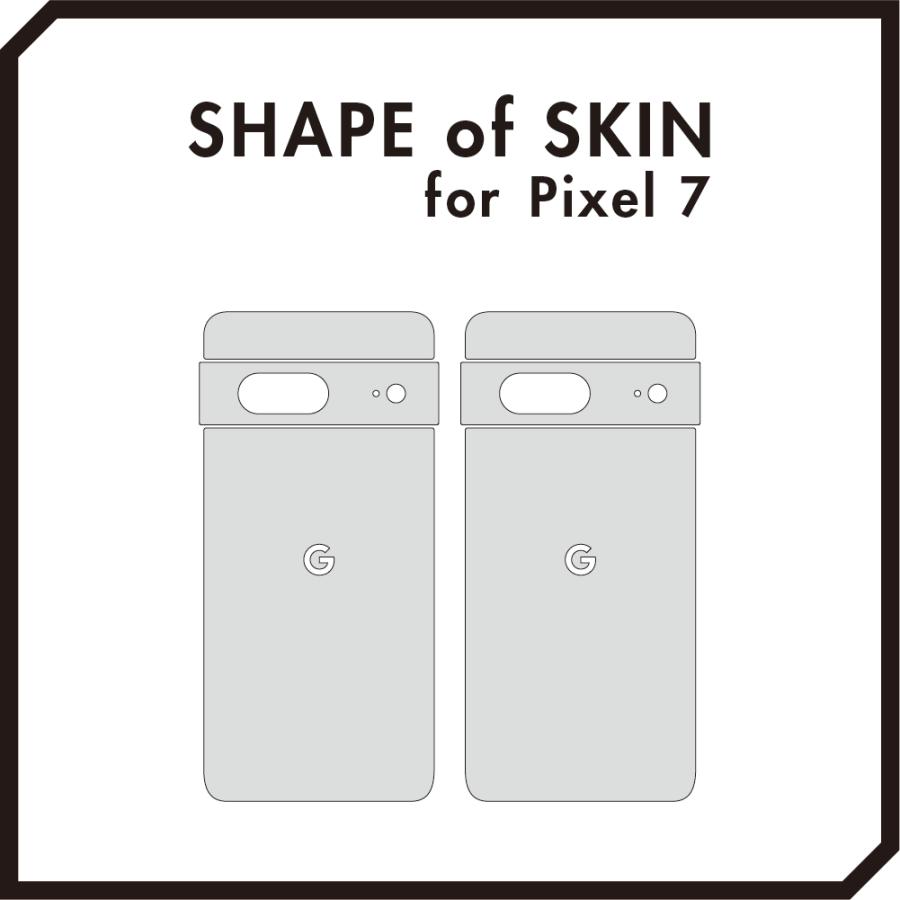 Pixel7a Pixel7 Pro ピクセル7 プロ スキンシール 背面 カバー フィルム ケース wraplus 選べる34色 エボニー | Google Pixel | 04