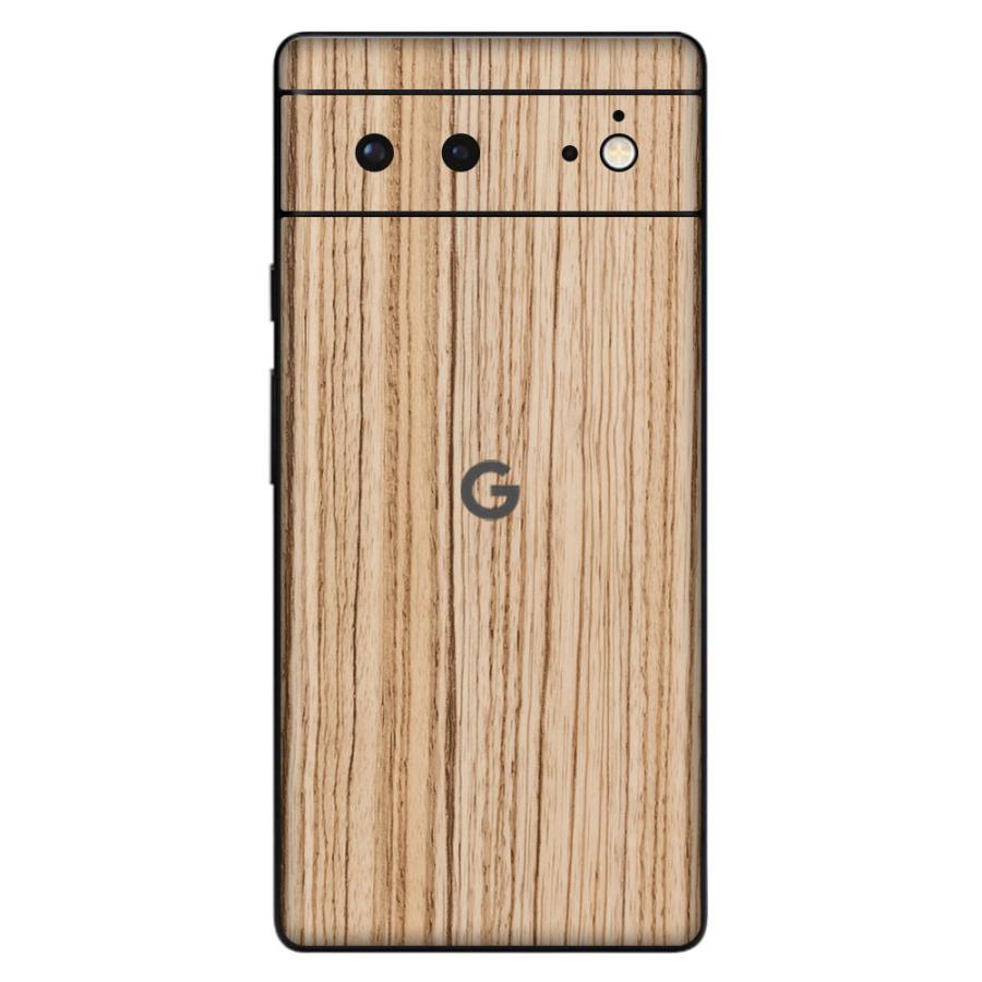 Pixel7a Pixel7 Pro ピクセル7 プロ スキンシール 背面 カバー フィルム ケース wraplus 選べる34色 ゼブラウッド1 | Google Pixel