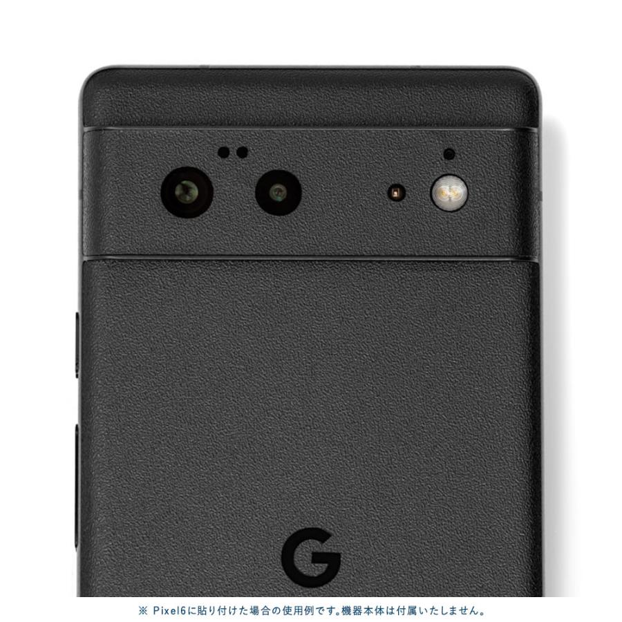 Pixel7a Pixel7 Pro ピクセル7 プロ スキンシール 背面 カバー フィルム ケース wraplus 選べる34色 ブラック 黒 | Google Pixel | 03