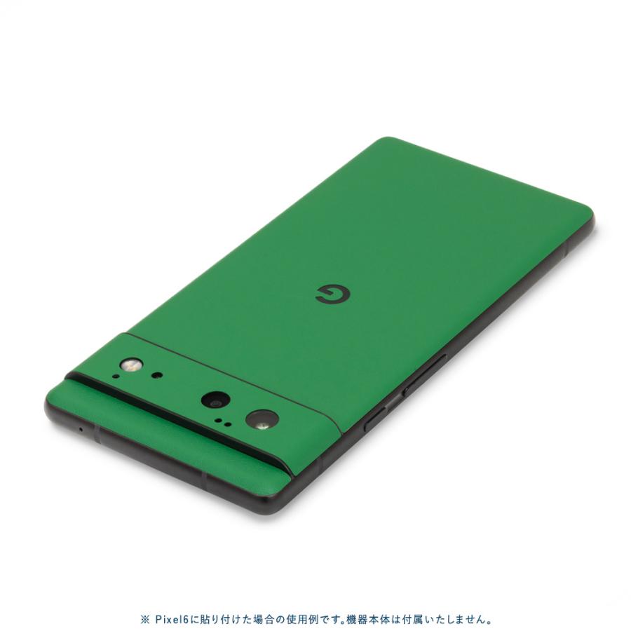 Pixel7a Pixel7 Pro ピクセル7 プロ スキンシール 背面 カバー フィルム ケース wraplus 選べる34色 グリーン 緑 | Google Pixel | 01