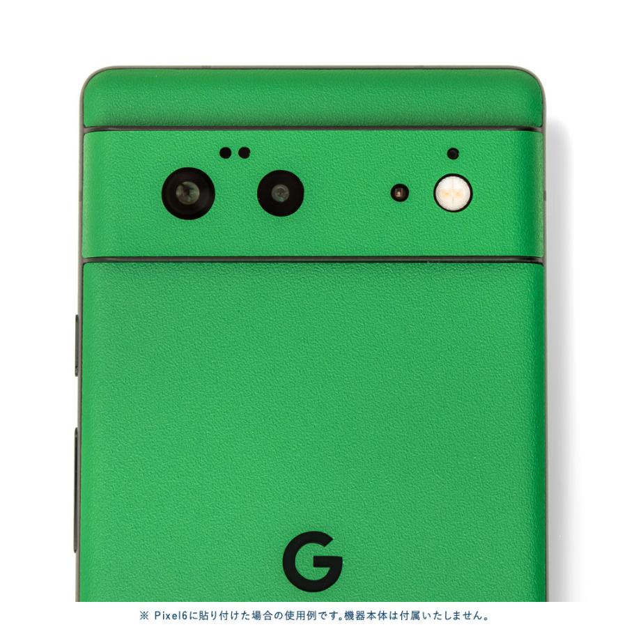 Pixel7a Pixel7 Pro ピクセル7 プロ スキンシール 背面 カバー フィルム ケース wraplus 選べる34色 グリーン 緑 | Google Pixel | 03