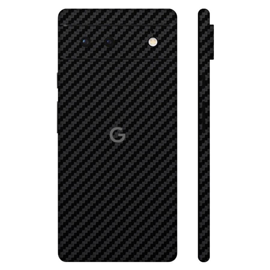 Pixel7a Pixel7 Pro ピクセル7 プロ スキンシール 全面 背面 側面 カバー フィルム ケース wraplus 選べる34色 ブラックカーボン | Google Pixel