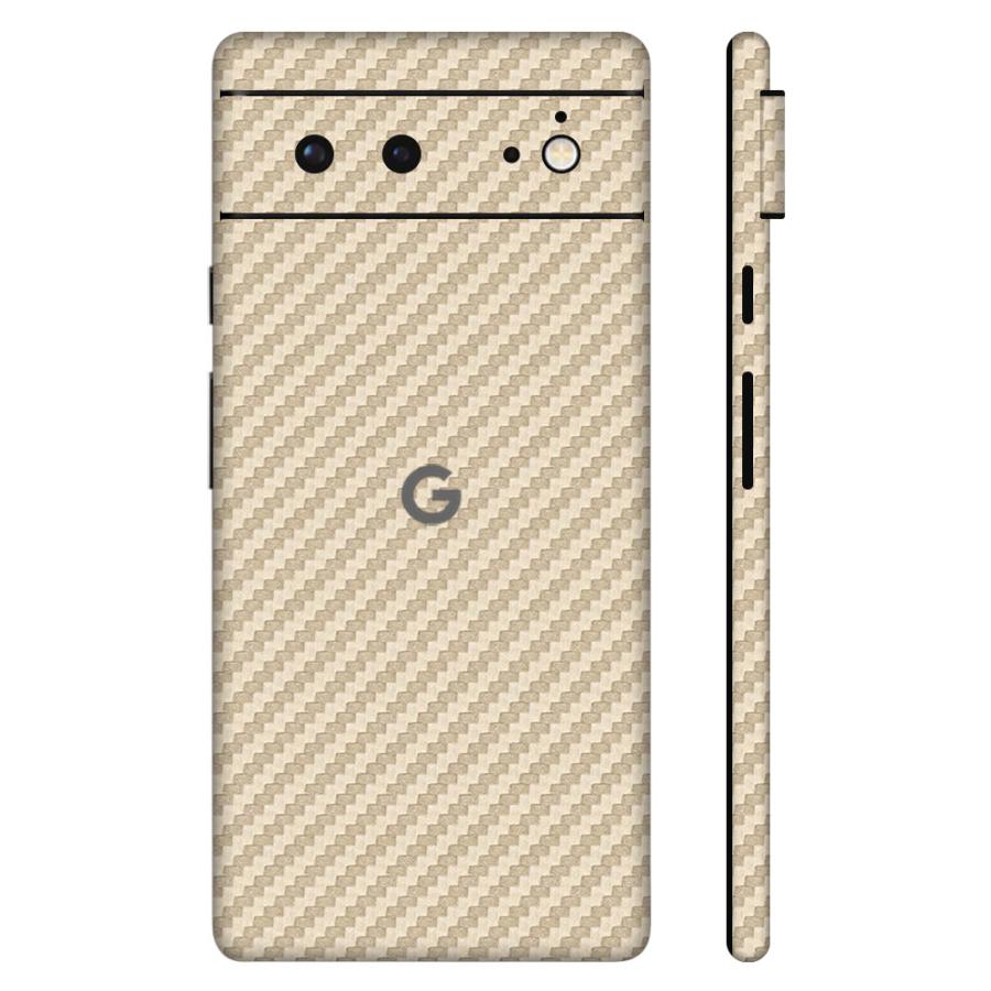 Pixel7a Pixel7 Pro ピクセル7 プロ スキンシール 全面 背面 側面 カバー フィルム ケース wraplus 選べる34色 ゴールドカーボン | Google Pixel