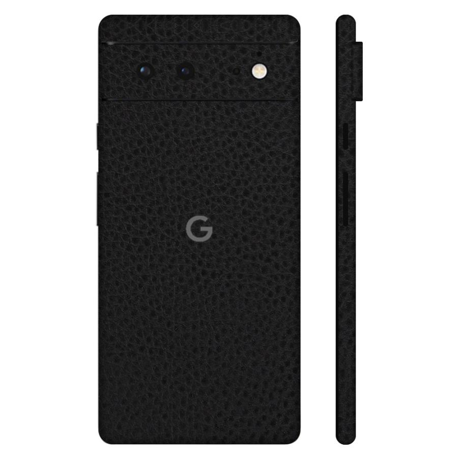 Pixel7a Pixel7 Pro ピクセル7 プロ スキンシール 全面 背面 側面 カバー フィルム ケース wraplus 選べる34色 ブラックレザー | Google Pixel