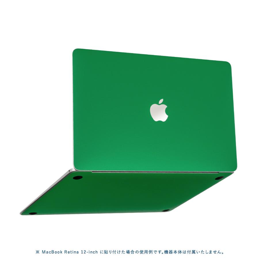 MacBook Air 15インチ スキンシール ケース フィルム M4 M3 M2 2025 2024 2023 対応 wraplus グリーン 緑 | MacBook Air | 04