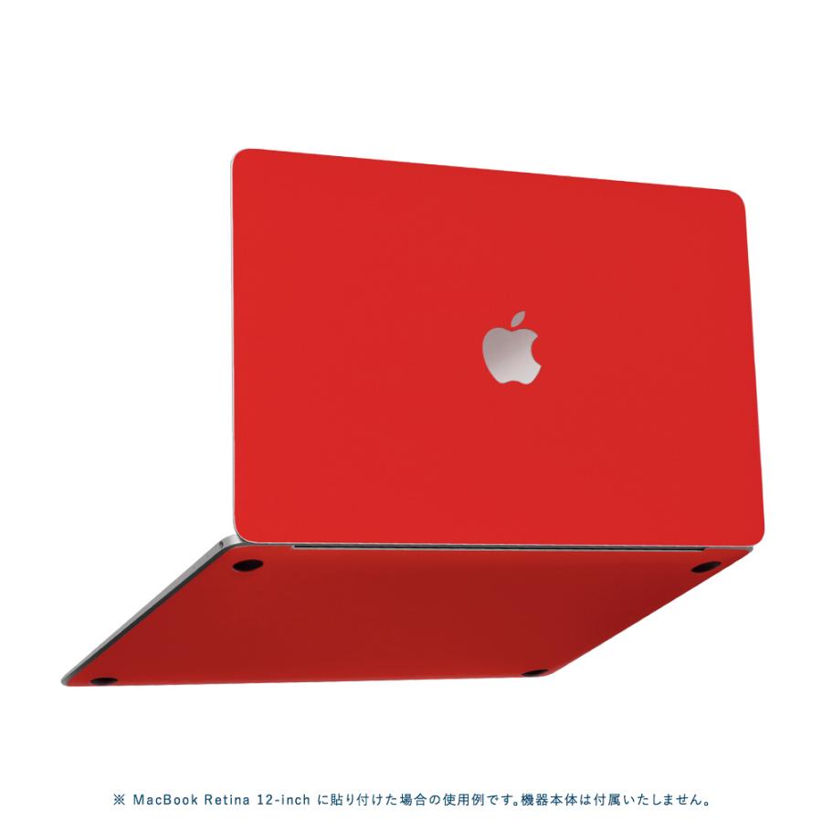 MacBook Air 15インチ スキンシール ケース フィルム M4 M3 M2 2025 2024 2023 対応 wraplus レッド 赤 | MacBook Air | 04