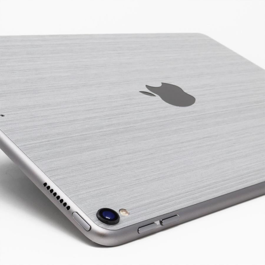iPad Air / Air2 / Air3 第3世代 スキンシール ケース カバー フィルム 背面 保護 wraplus シルバーブラッシュメタル | iPad | 02