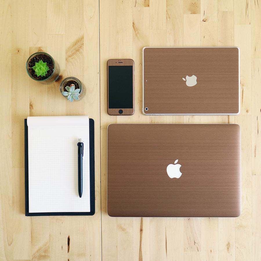 MacBook Air 15インチ スキンシール ケース フィルム M4 M3 M2 2025 2024 2023 対応 wraplus ブロンズブラッシュメタル | MacBook Air | 01