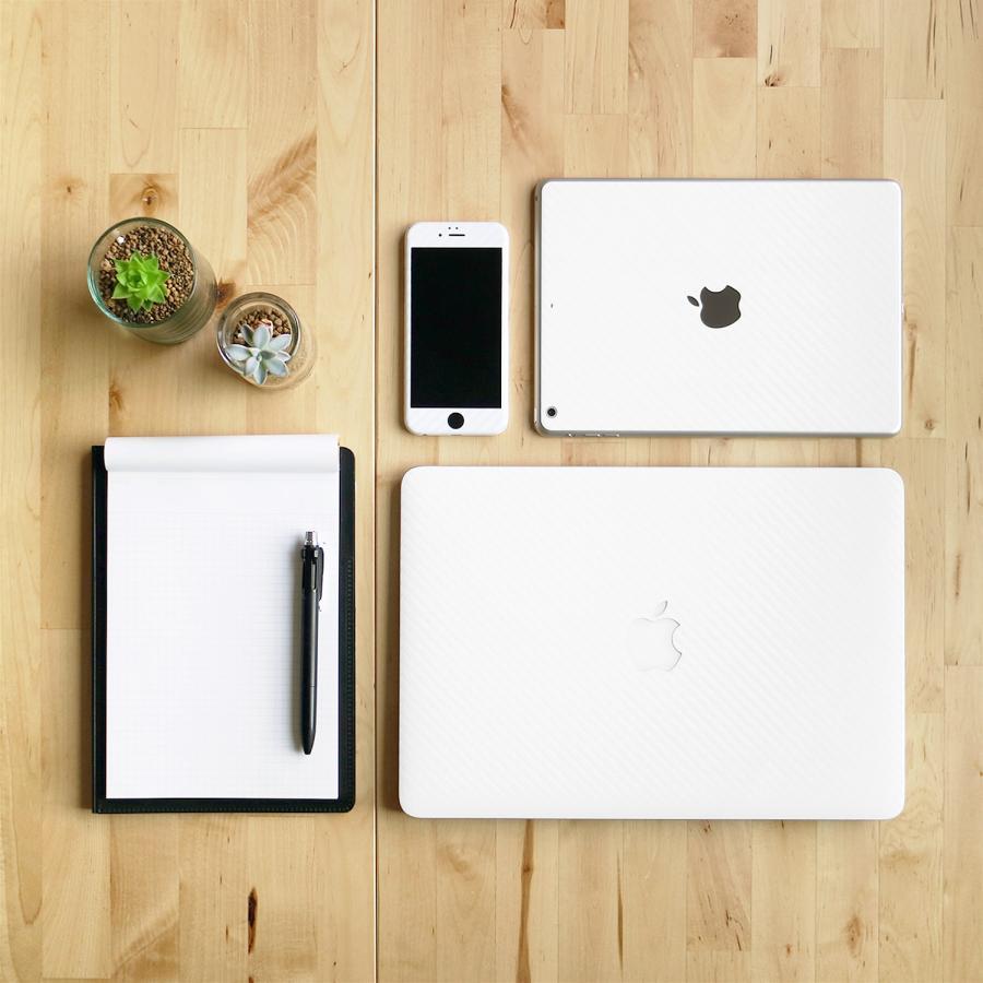 MacBook Air 15インチ スキンシール ケース フィルム M4 M3 M2 2025 2024 2023 対応 wraplus ホワイトカーボン | MacBook Air | 01