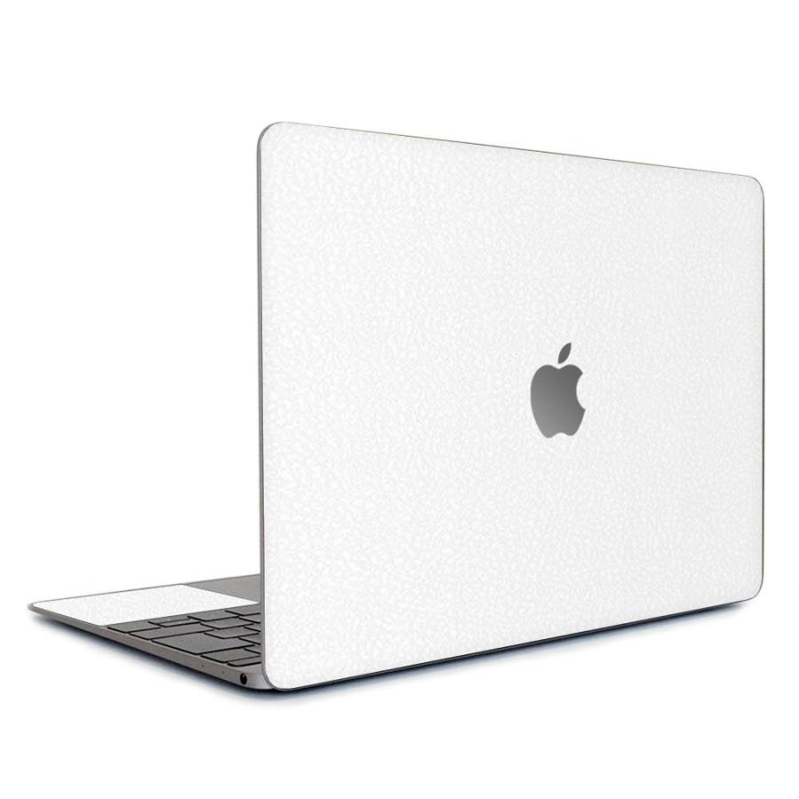 MacBook Air 15インチ スキンシール ケース フィルム M4 M3 M2 2025 2024 2023 対応 wraplus ホワイトレザー | MacBook Air