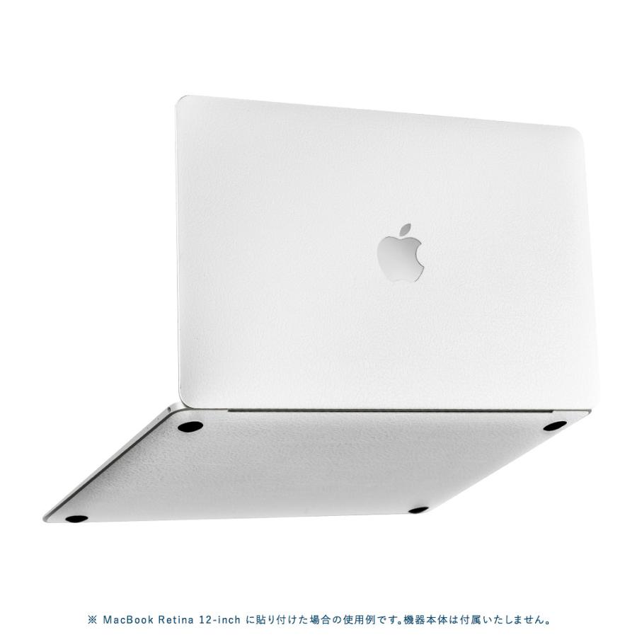 MacBook Air 15インチ スキンシール ケース フィルム M4 M3 M2 2025 2024 2023 対応 wraplus ホワイトレザー | MacBook Air | 04