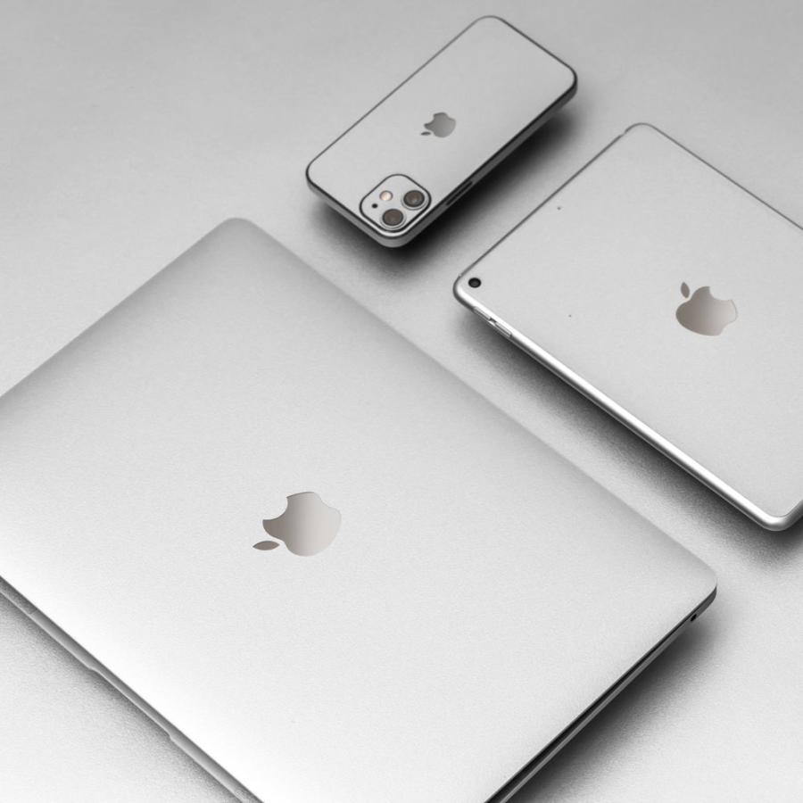 MacBook Air 15インチ スキンシール ケース フィルム M4 M3 M2 2025 2024 2023 対応 wraplus シルバー | MacBook Air | 01
